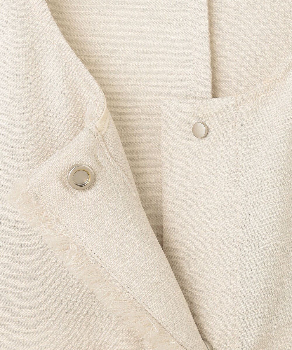 uncrave リネンライクツイル ジレブラウス 