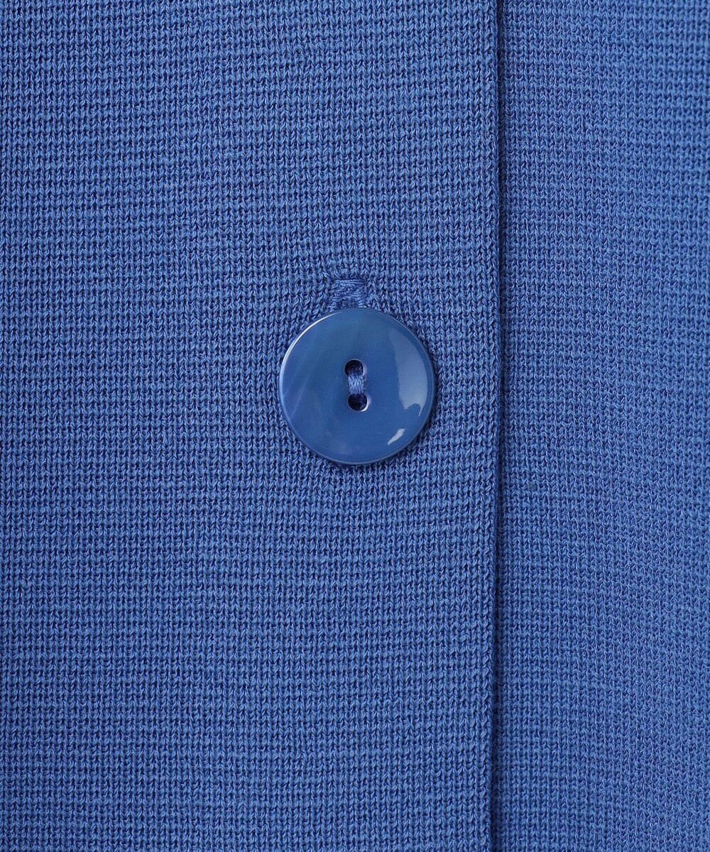 自由区 【洗える】ドライコットンハイゲージニット カーディガン 