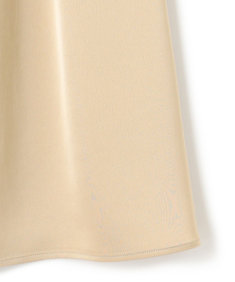 uncrave シャイニーダブルサテン フレアスカート 