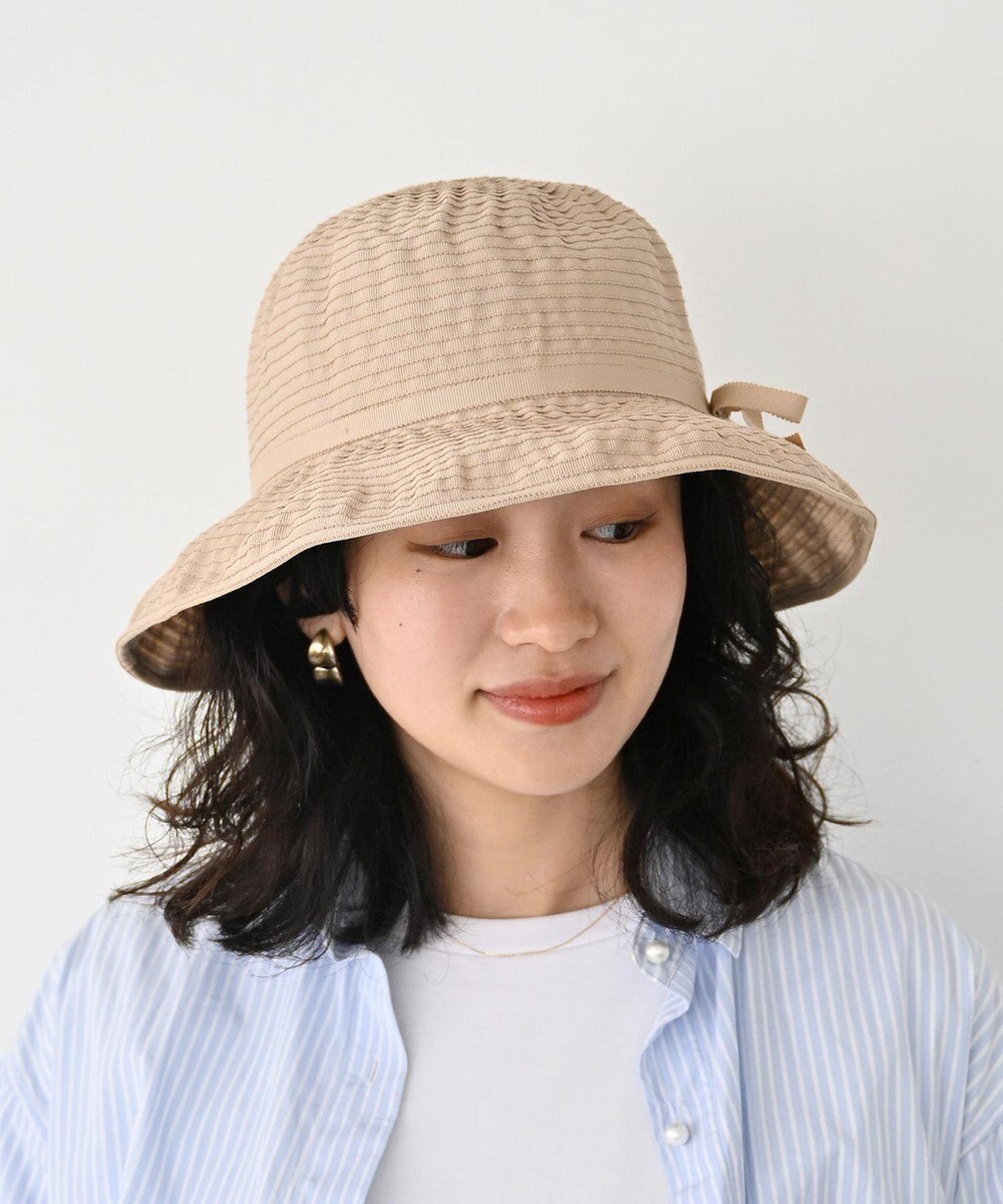 石田製帽 〈25SS新作〉グログランリボン ソフトハット 