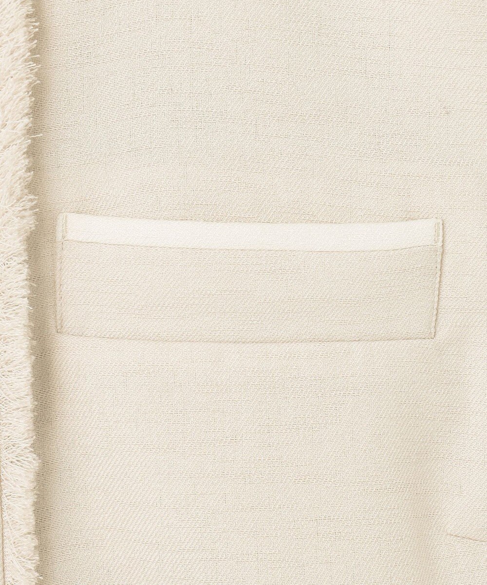 uncrave リネンライクツイル ジレブラウス 