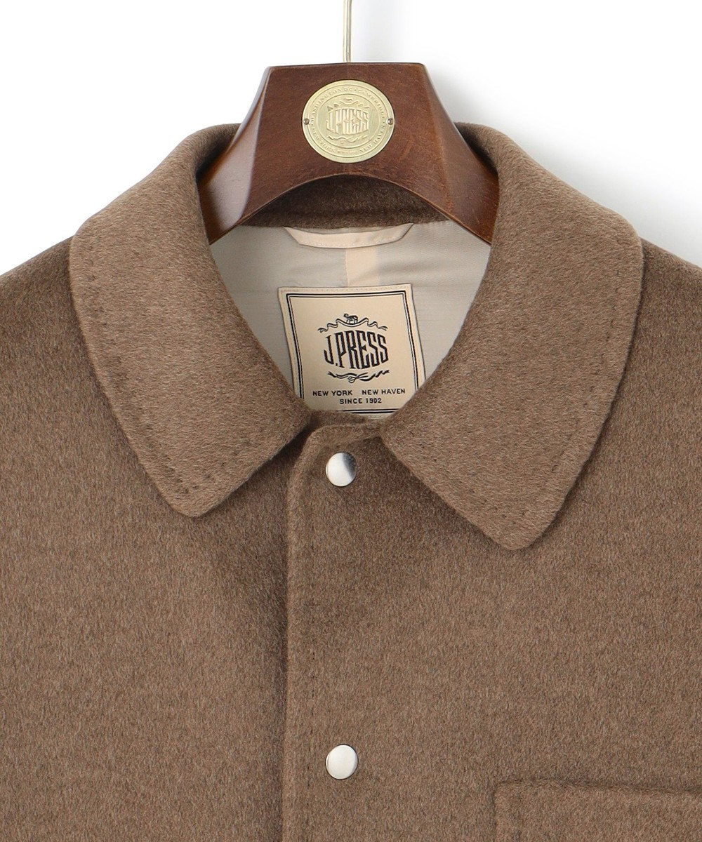 J.PRESS MEN 【WEB限定カラー有】カシミアWフェイス 3パッチ カバーオール 