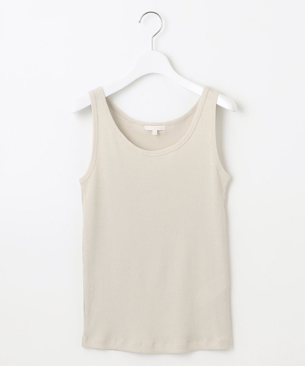 自由区 L 【カタログ掲載・洗える】ソフトリブテレコ タンクトップ 