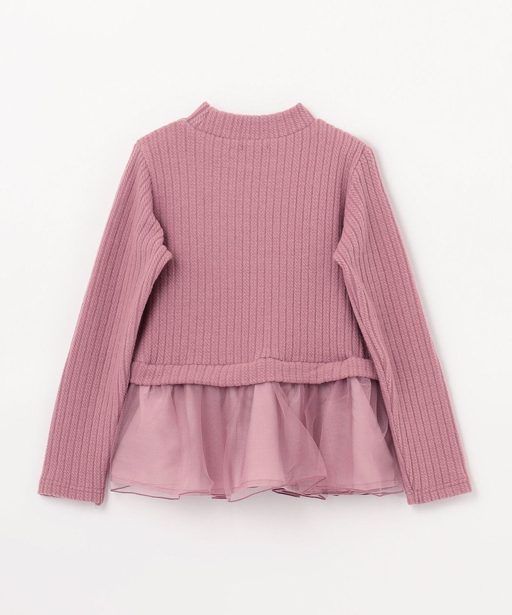 ANY KIDS 表起毛 レースアップ チュニック 