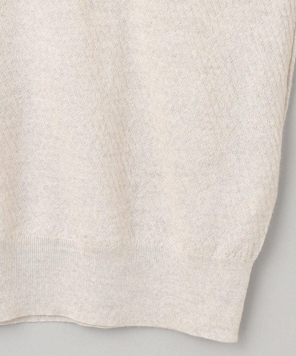 GOTAIRIKU 【家庭洗濯可能】イタリア糸 ハイゲージ タートルニット_リンクス柄 