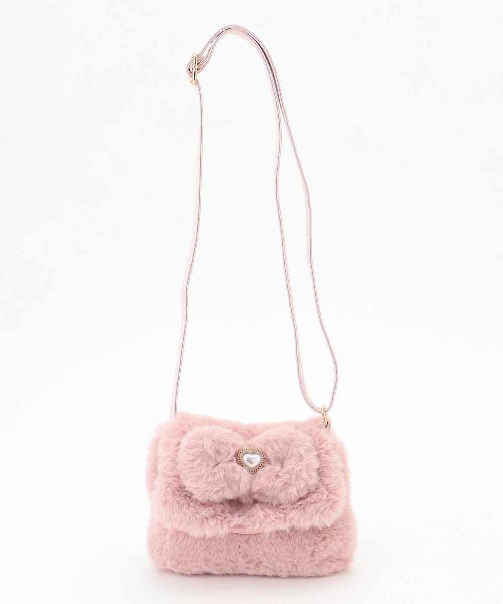 ANY KIDS ふわふわリボンポシェット 