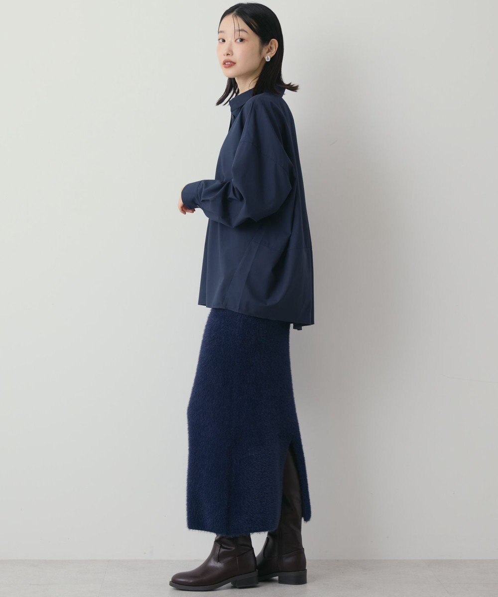 AMERICAN HOLIC イージーケアコクーンバックタックシャツ 