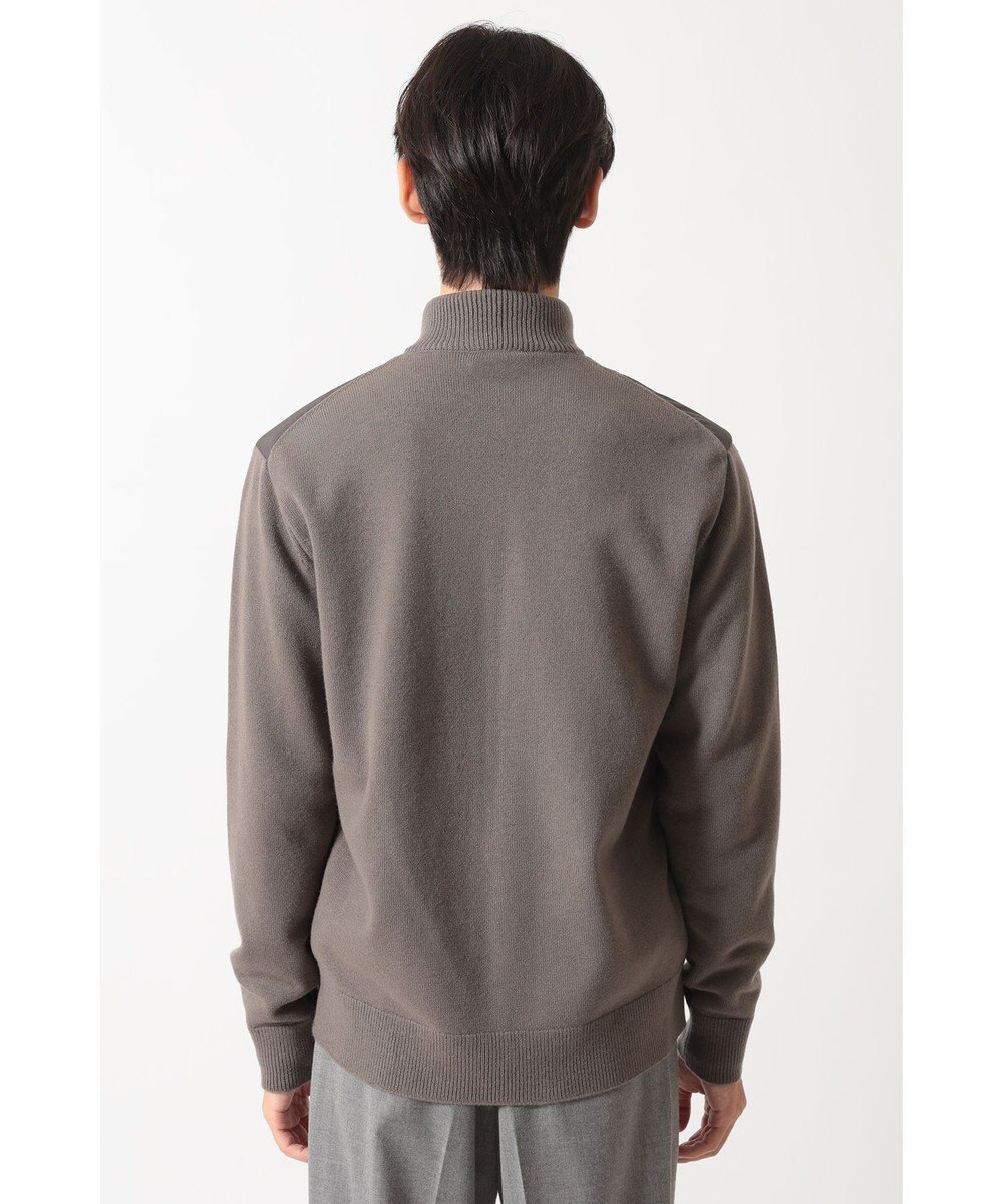 DAKS エクストラファインウール ニットブルゾン 