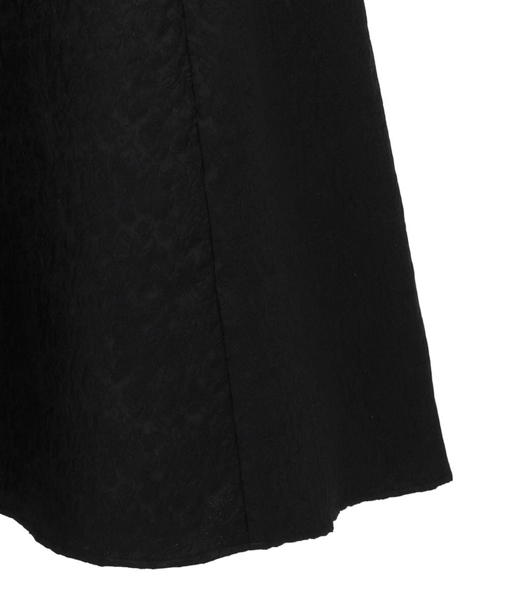 Maison de FLEUR 慈愛に満ちたジャカードワンピース 