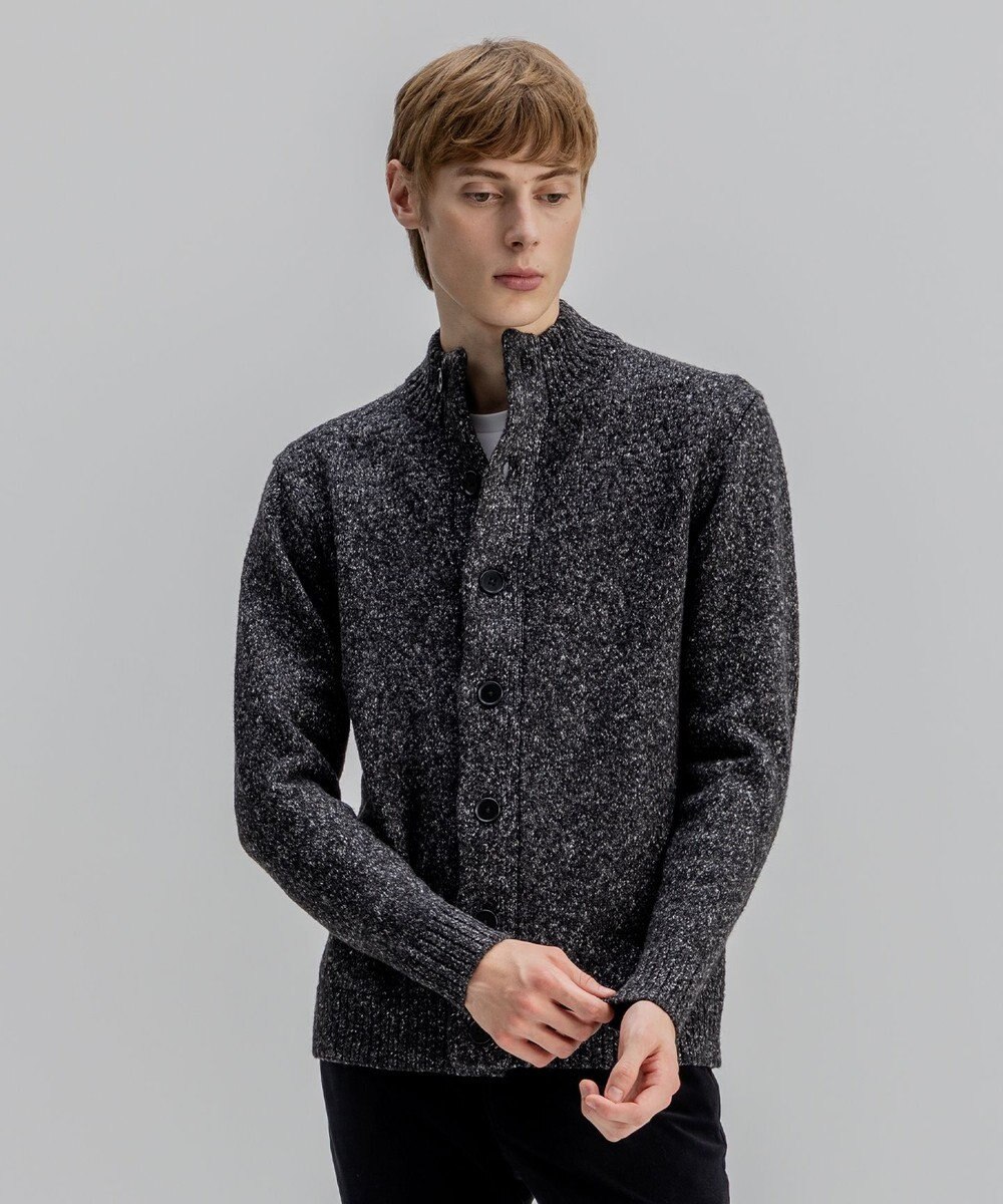 JOSEPH HOMME ツイストメランジ　ニットカーディガン 