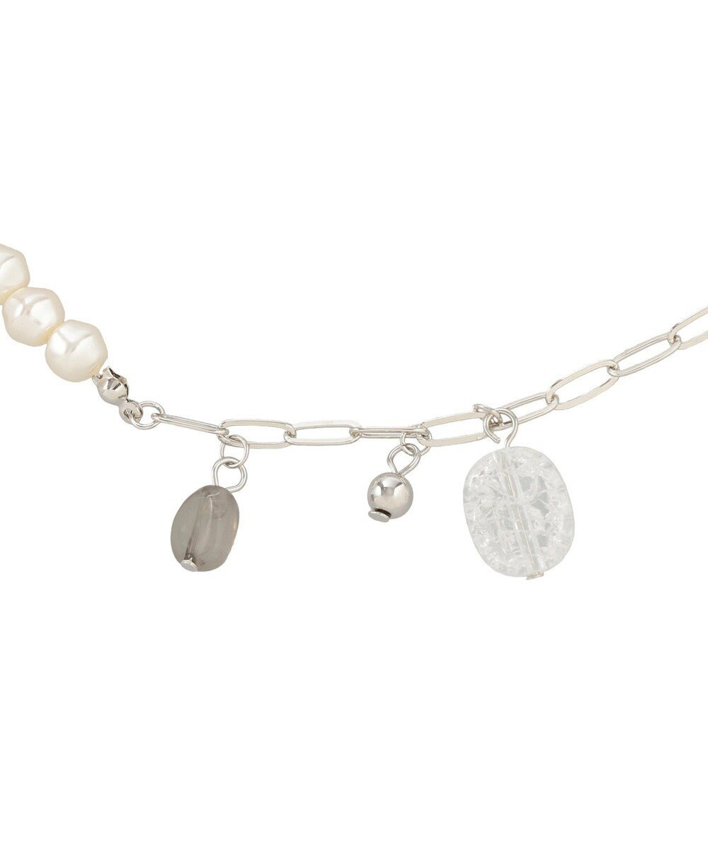 earth music&ecology パールＭＩＸチャームネックレス 