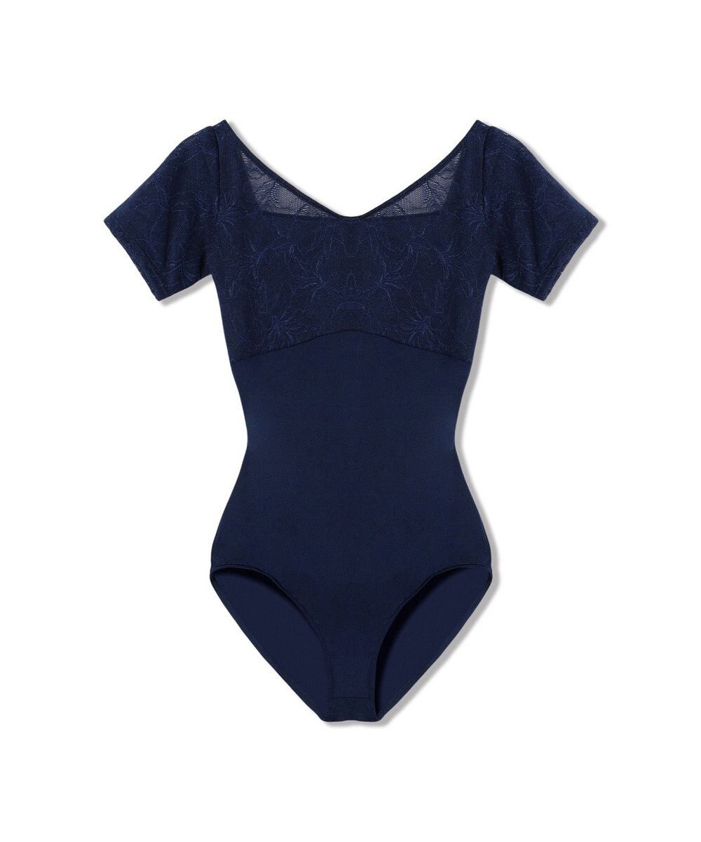 Chacott ハーフスリーブレオタード 