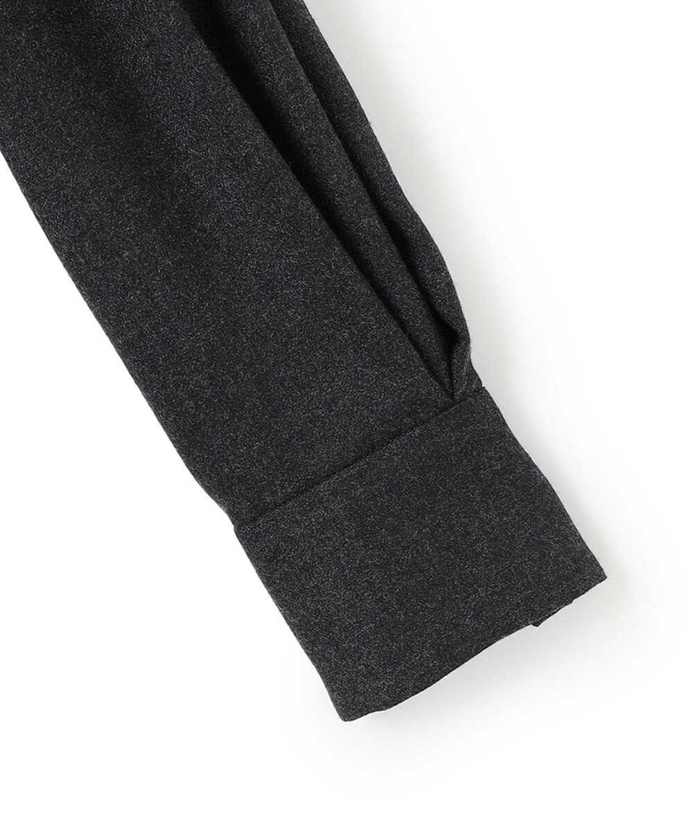 23区 L ウールジョーゼット フィットアンドフレア ワンピース 