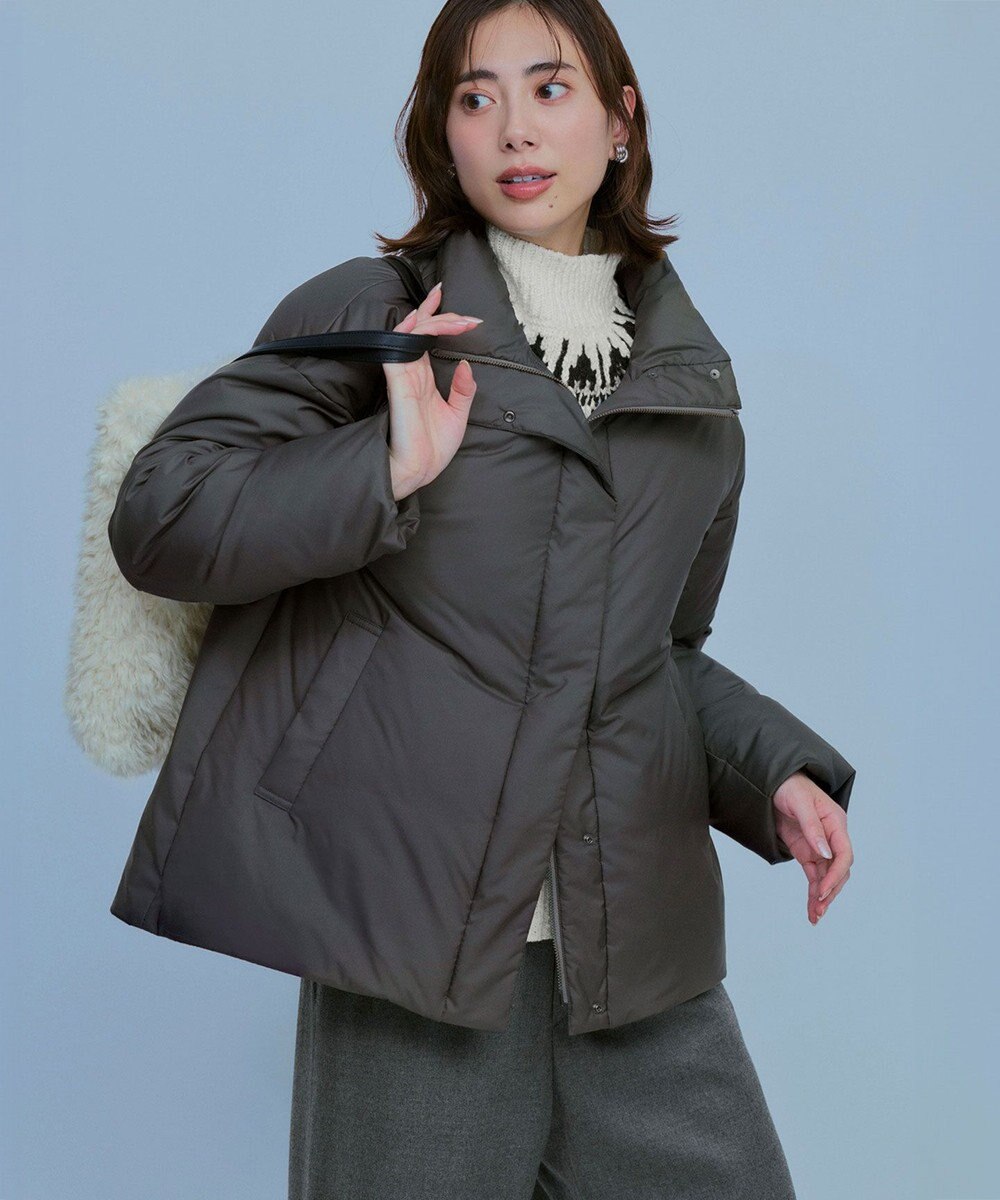 23区 S 【WEB&一部店舗限定】ステッチレス フーデット ダウン 