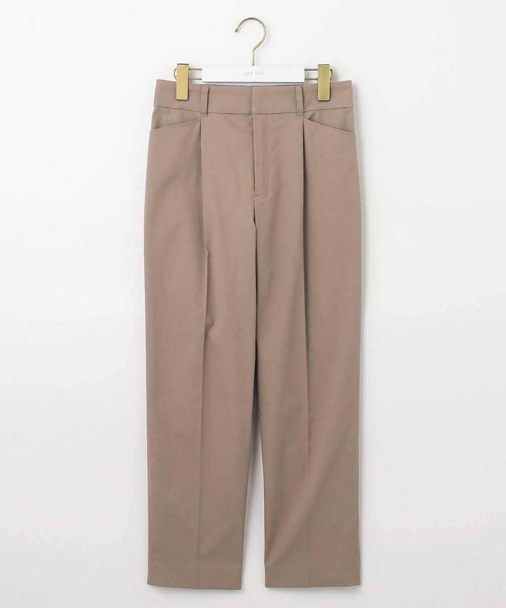 ANY SIS 【接触冷感・UVカット・撥水】クールタッチテーパード パンツ 