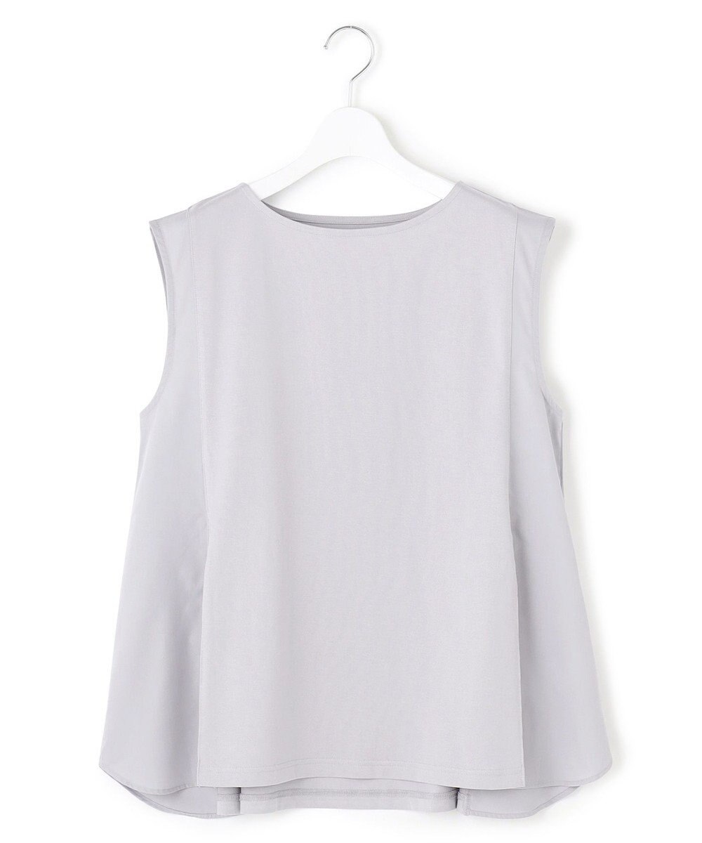 J.PRESS YORK STREET 【WOMEN】ファブリックポイント ノースリーブプルオーバー 