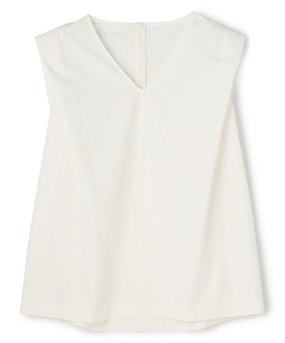 BEIGE， YANN / Vネックタックブラウス 