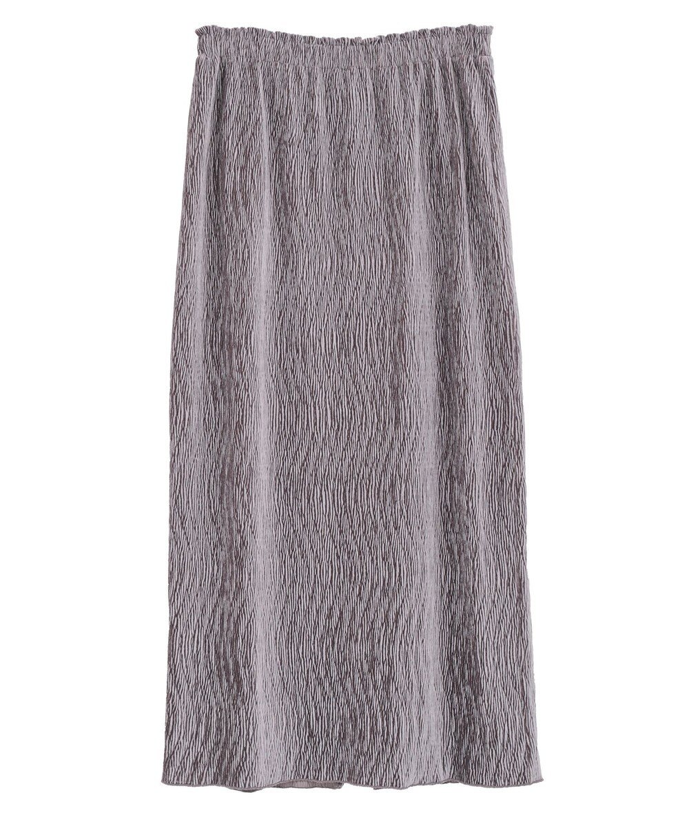 earth music&ecology シャイニーベロアスカート 