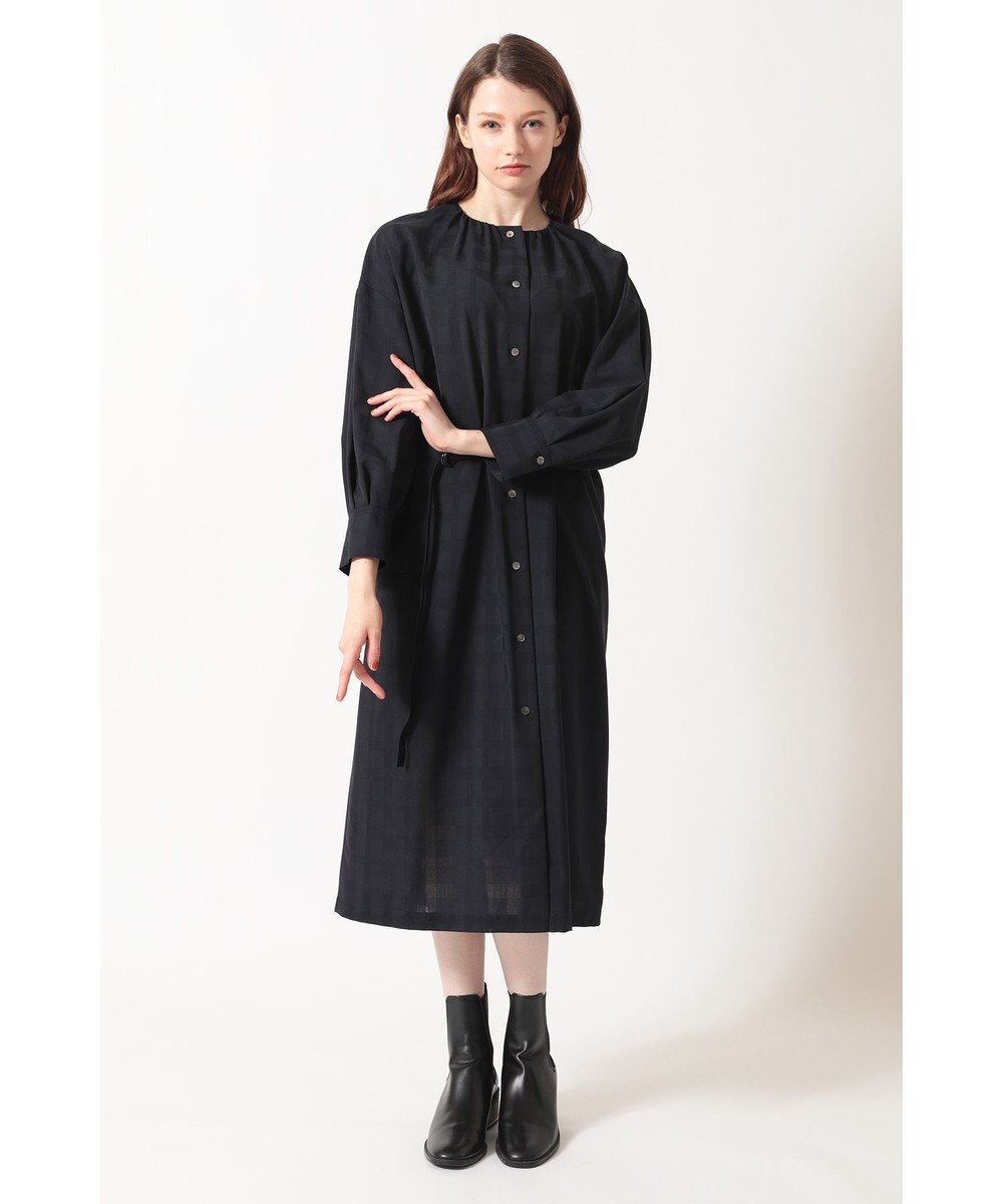 DAKS シャドーチェック 2WAYワンピース 