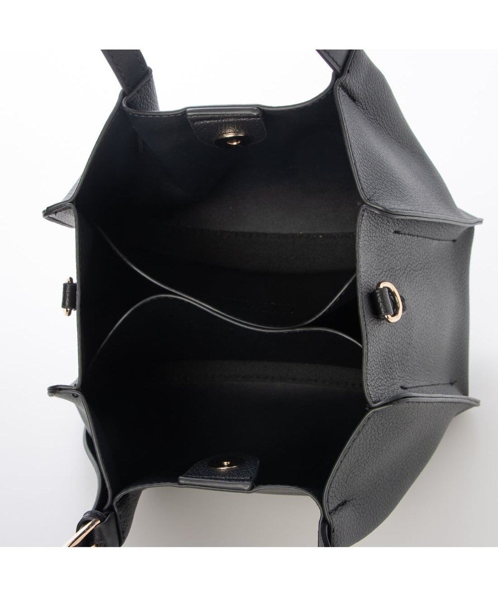 UNBILLION カシュカシュ cachecache / フェイクレザーショルダーバッグ付スクエアトート 