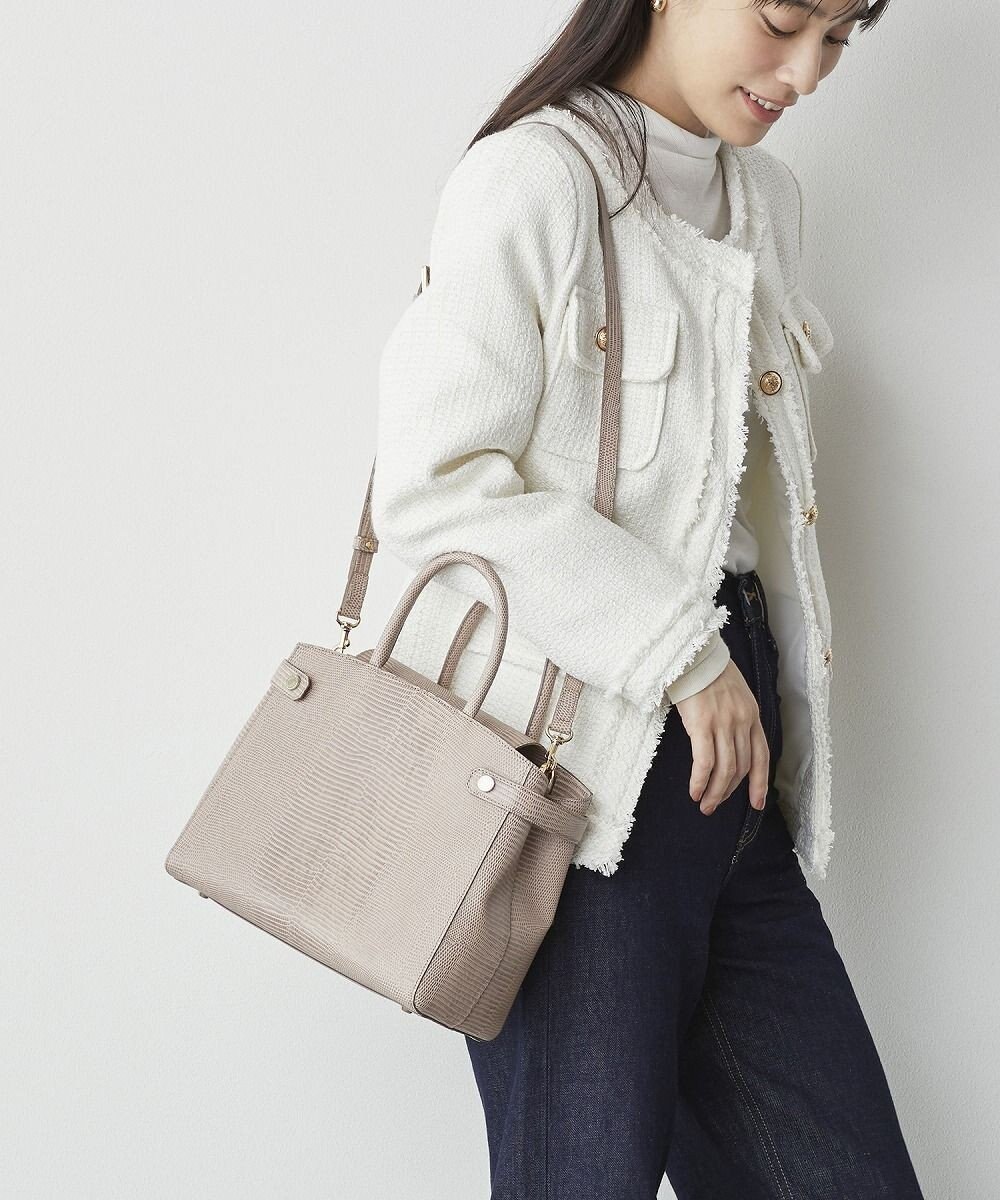 TOPKAPI】LUCIA ルチア イタリアンレザー リザード型押し ミドル  