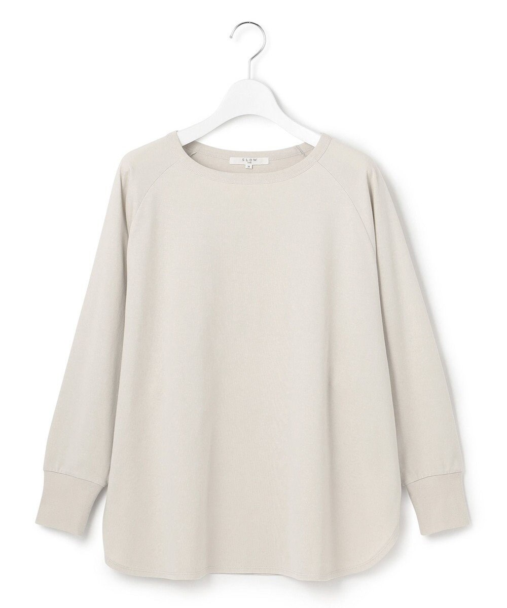 23区 【SLOW】コンパクトシングルジャージー ポンチョ風 Tシャツ 