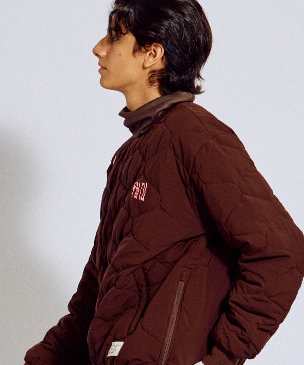 PW CIRCULUS 【撥水加工 / ストレッチ】【MEN】キルティング中綿プルオーバー ゴルフ 