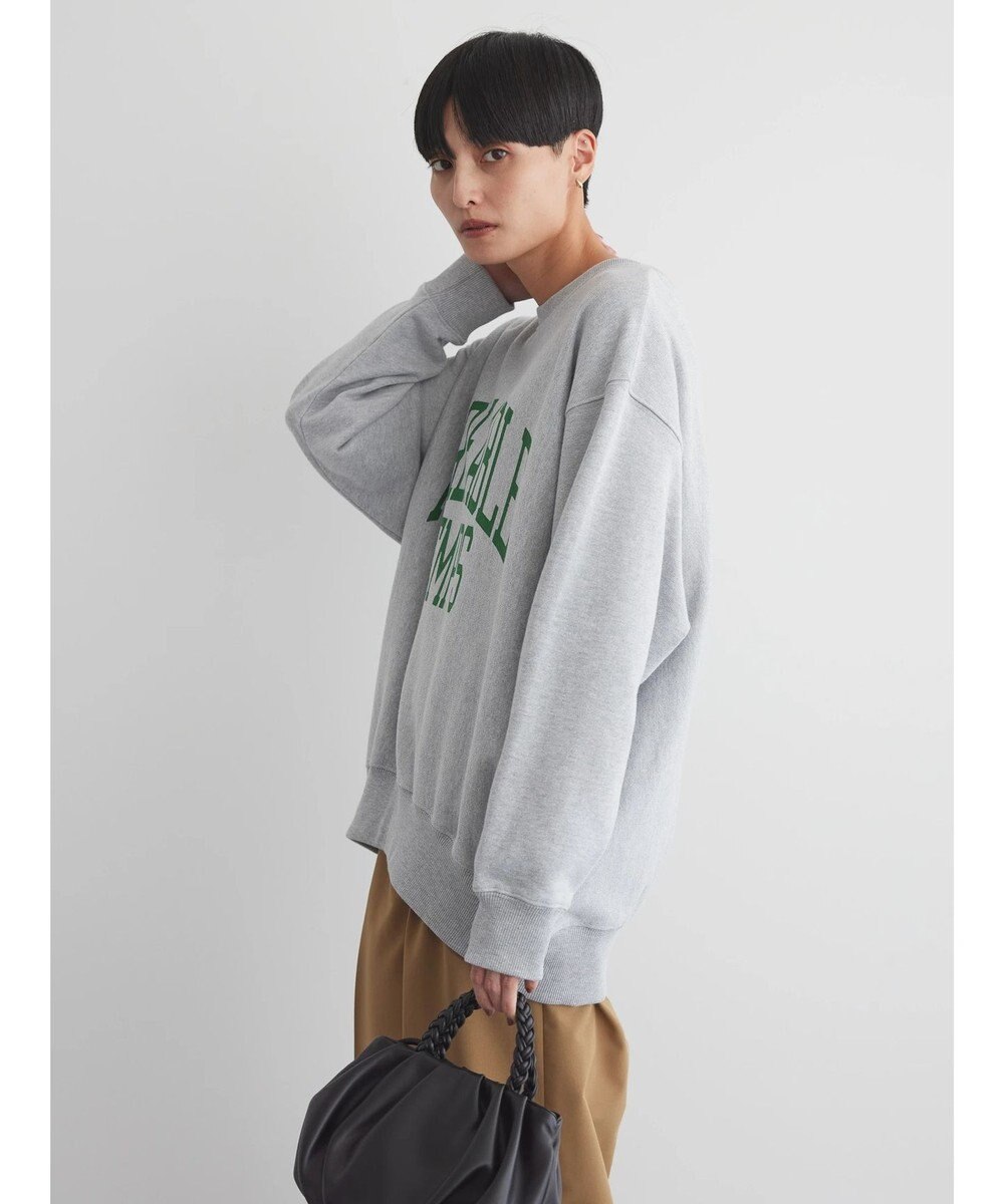 AMERICAN HOLIC ネップ裏毛ロゴスウェット 