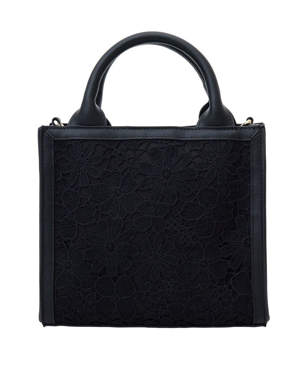Maison de FLEUR EC限定フラワーレース2Wayスクエアトートバッグ 