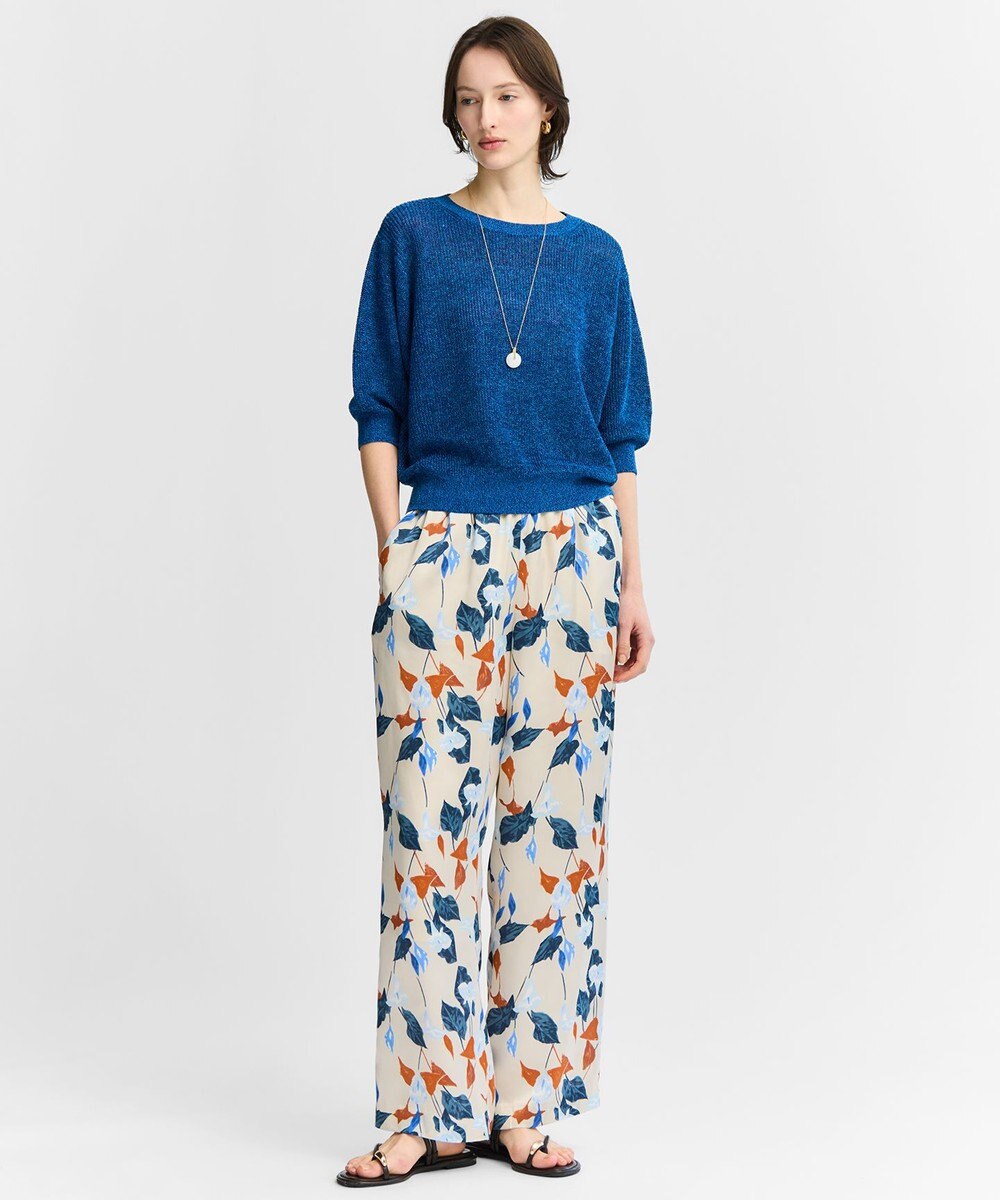 23区 S 【先行予約】ピュアリネン パフスリーブ ニット 