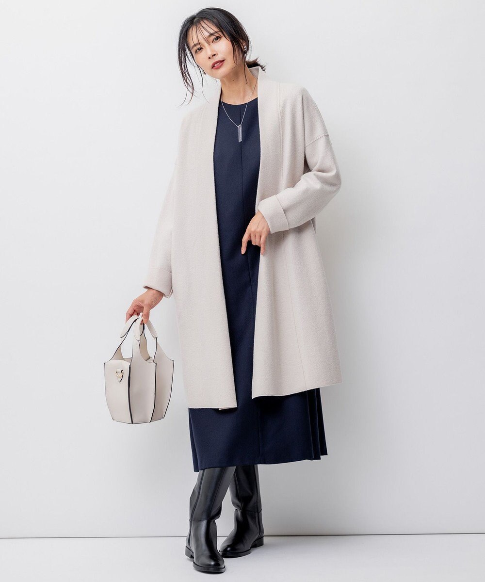 23区 S コンプレストパイル コーディガン 