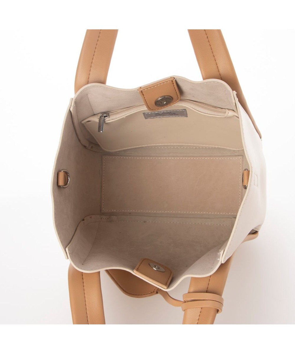 UNBILLION カシュカシュ cachecache / キーチャーム付きラウンドミニ2wayトート 