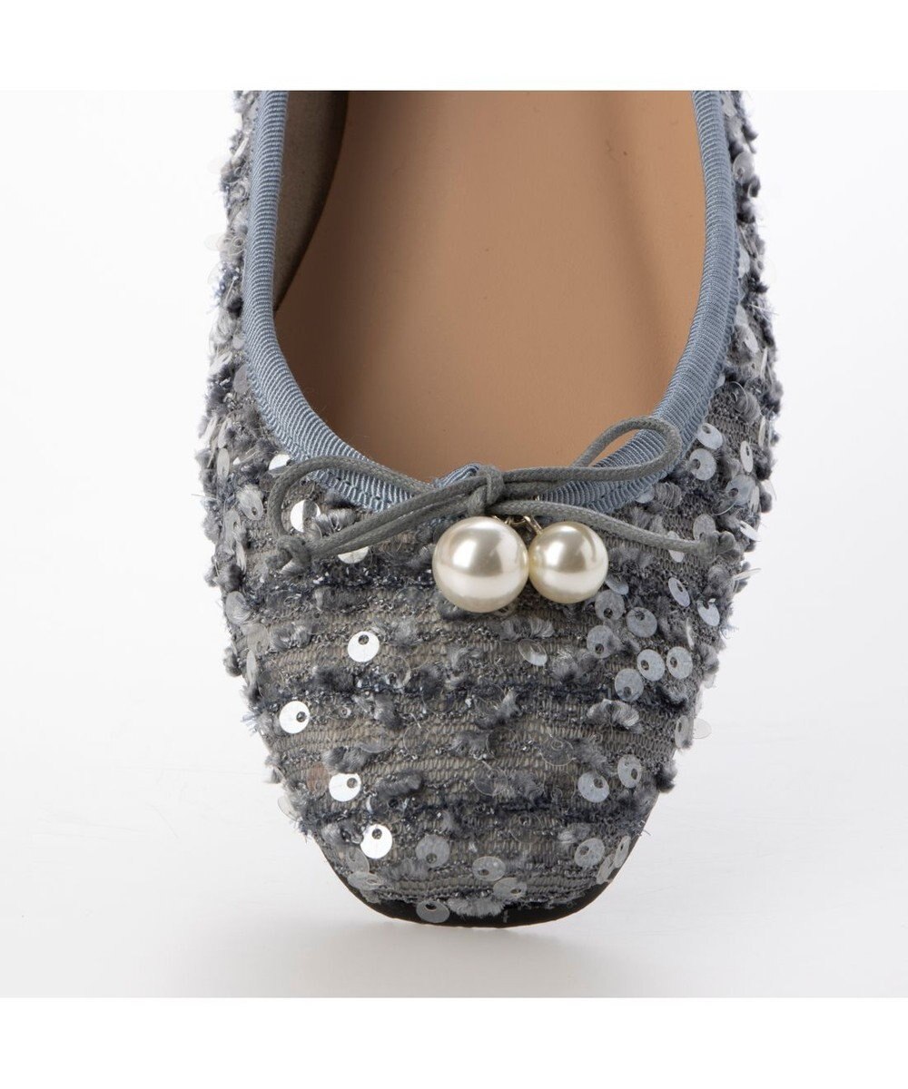 MODE ET JACOMO <carino>パールビジュー付きデザインバレエ 