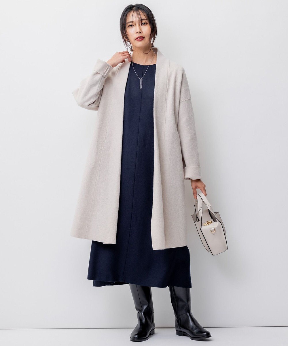 23区 S コンプレストパイル コーディガン 