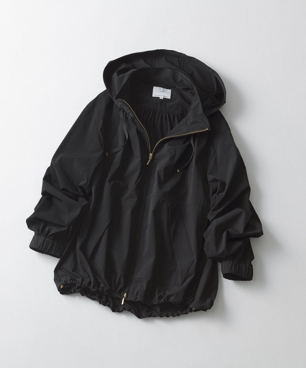 23区 2WAY ストレッチタフタ ボリュームスリーブブルゾン 