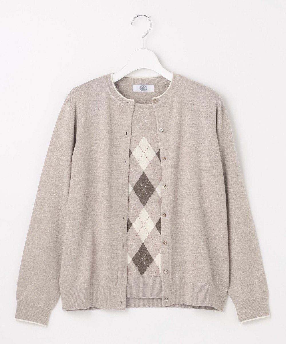 J.PRESS LADIES アーガイル ツイン ニット 