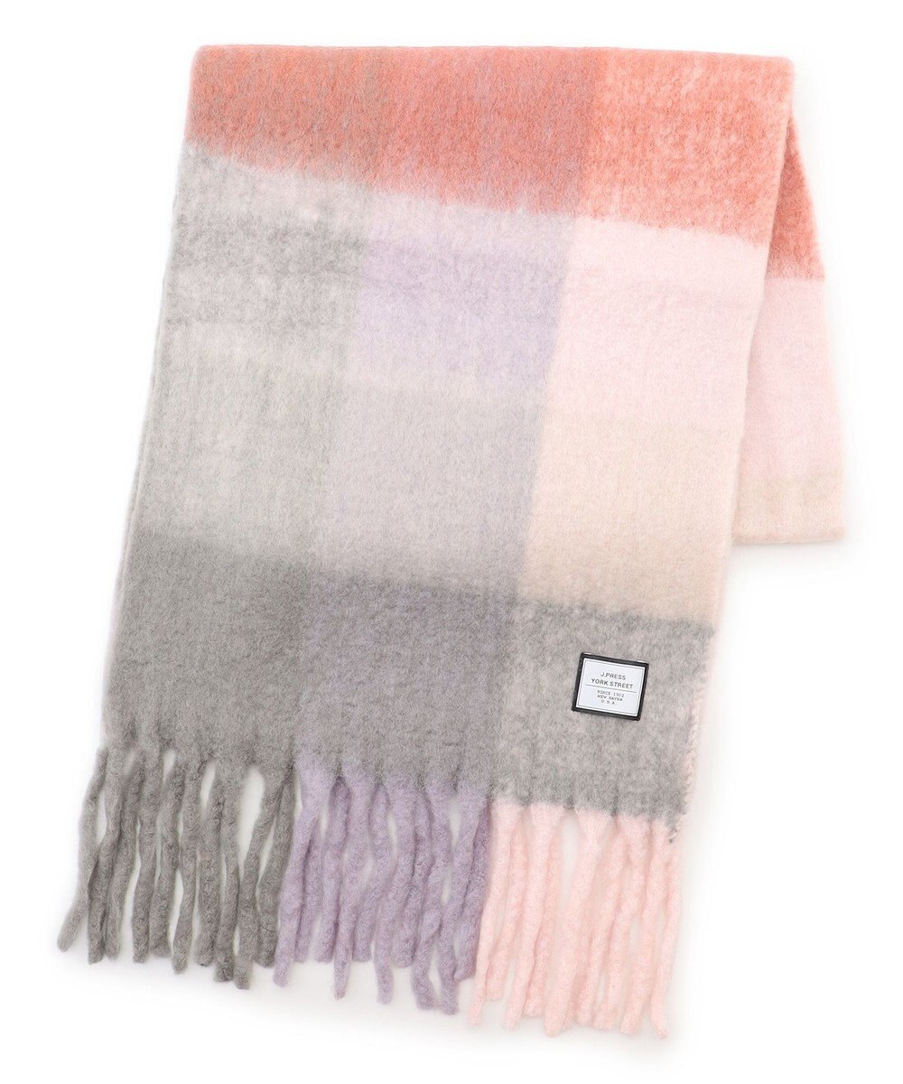 J.PRESS YORK STREET 【WOMEN】PANKAJ マルチカラ－マフラー 