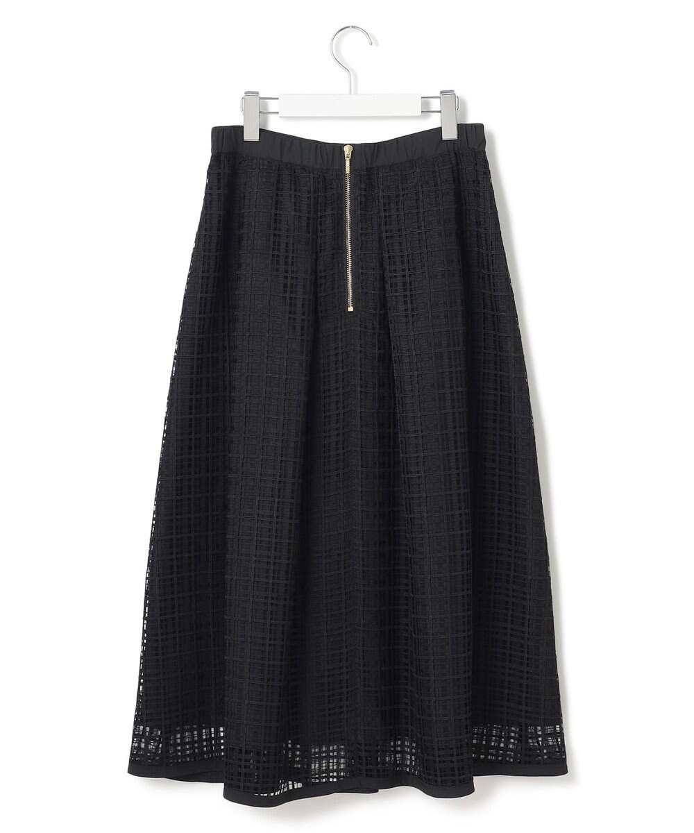 23区 【洗える】Broche チェックレース スカート 