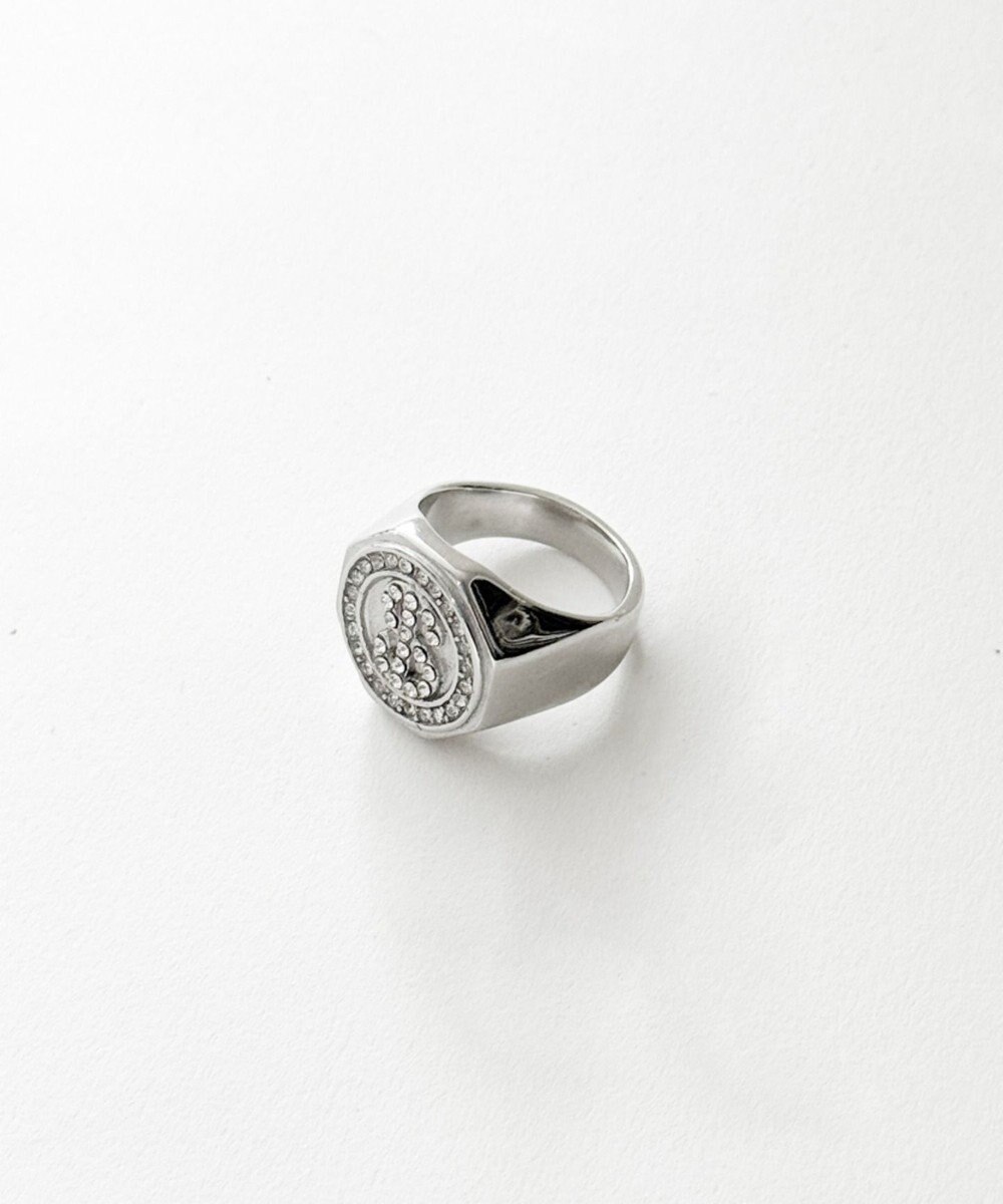 WEGO Mラインストーンステンレスリング 