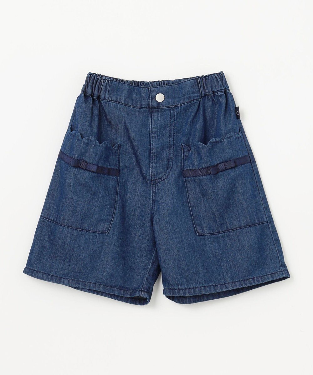 組曲 KIDS 【110-140㎝】デニム ショートパンツ 