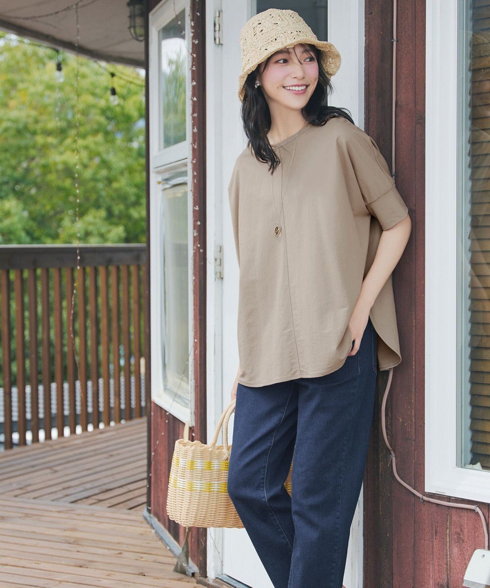 Tiaclasse L 【おのののかさん着用】冷凛(ひやりん)カノコドルマンスリーブカットソー 