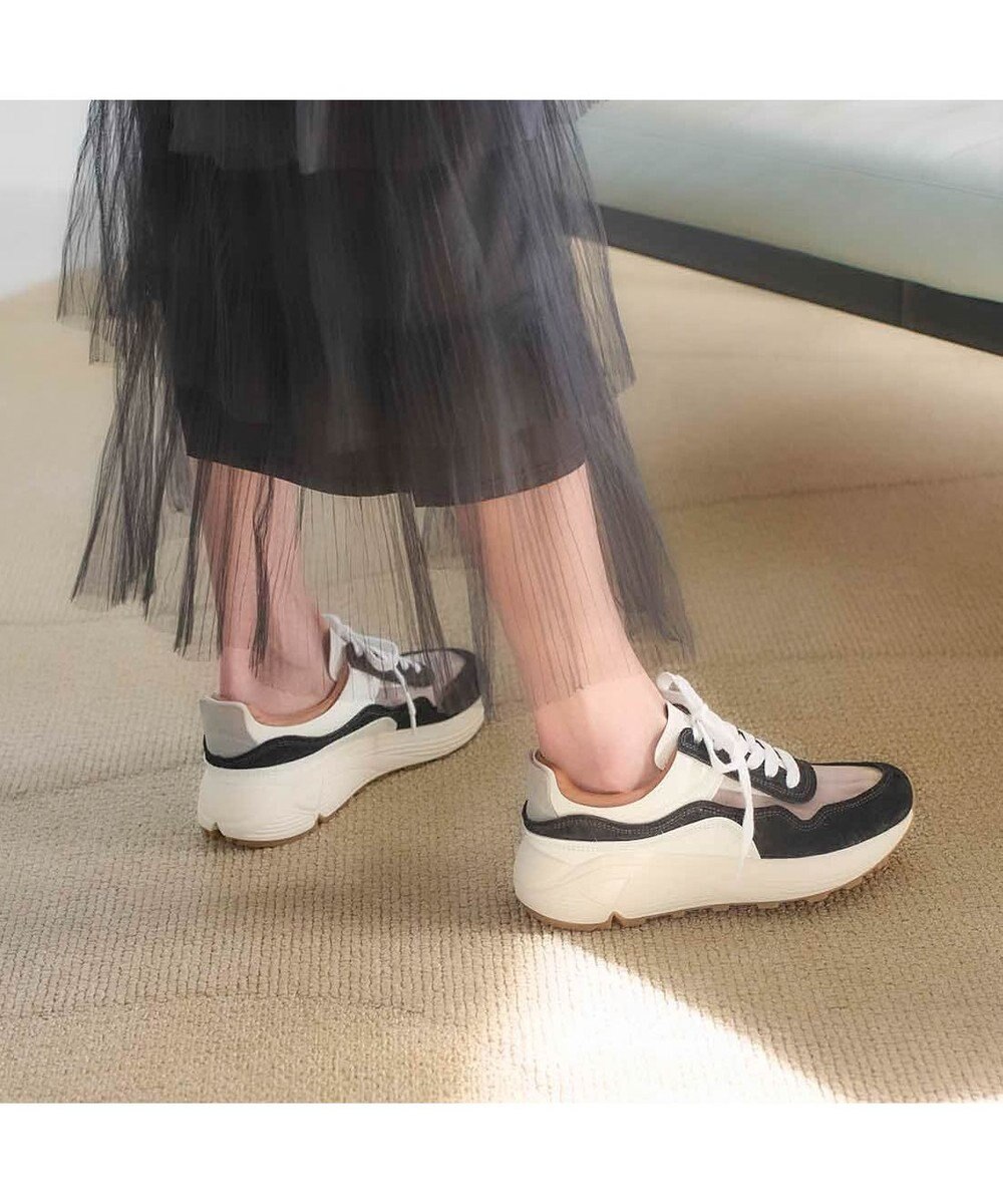 MODE ET JACOMO <carino>シースルー厚底スニーカー 
