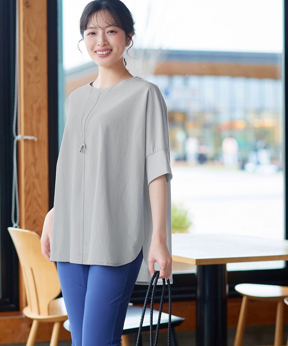 Tiaclasse L 【おのののかさん着用】冷凛(ひやりん)カノコドルマンスリーブカットソー 