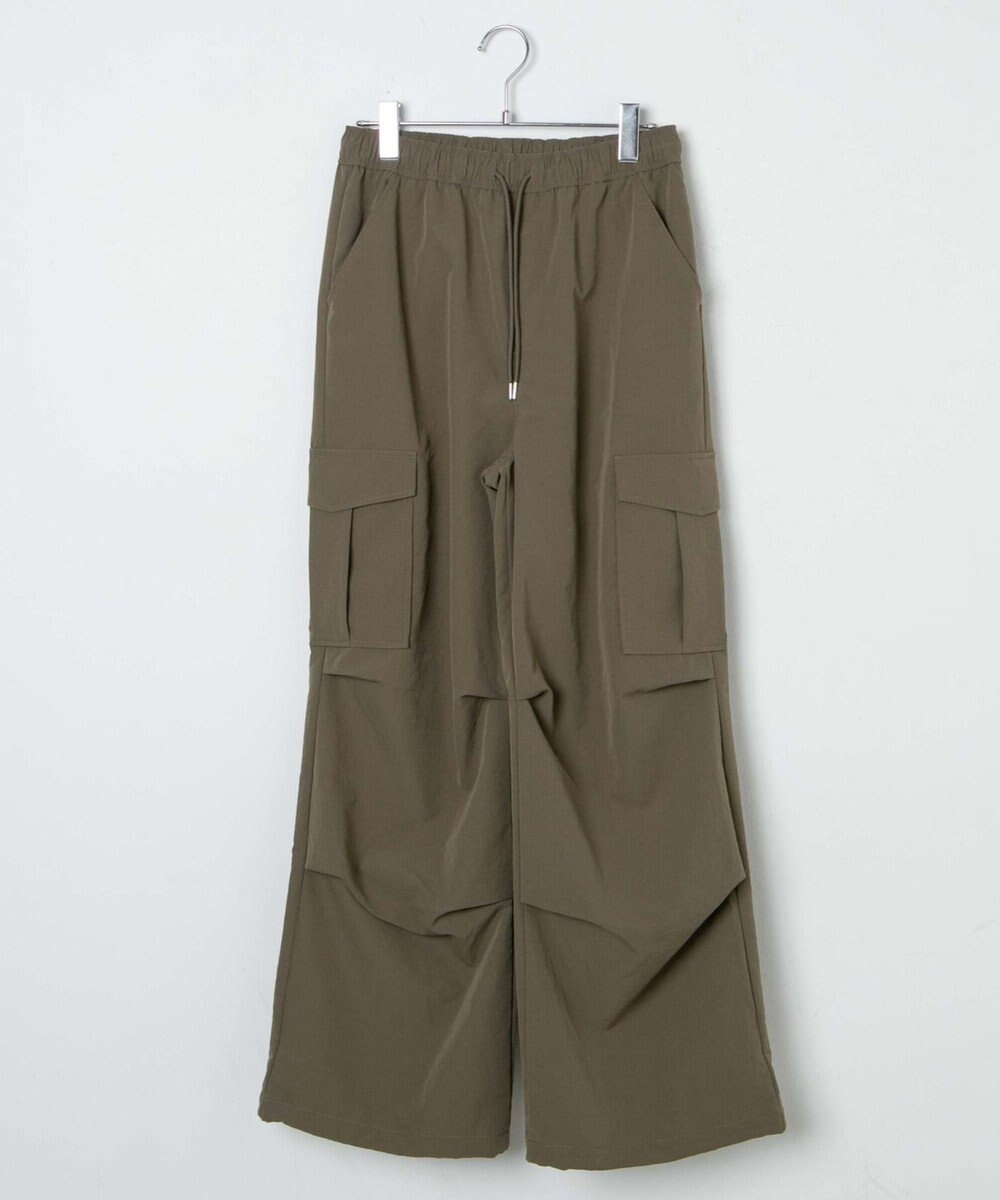 WEGO 【ウエストゴム】イージーパラシュートカーゴパンツ 