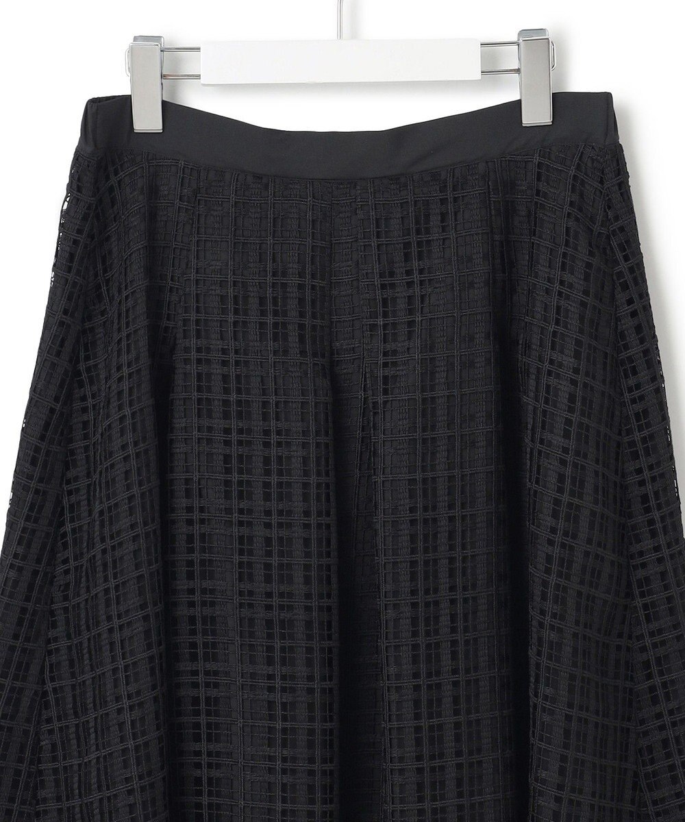 23区 【洗える】Broche チェックレース スカート 