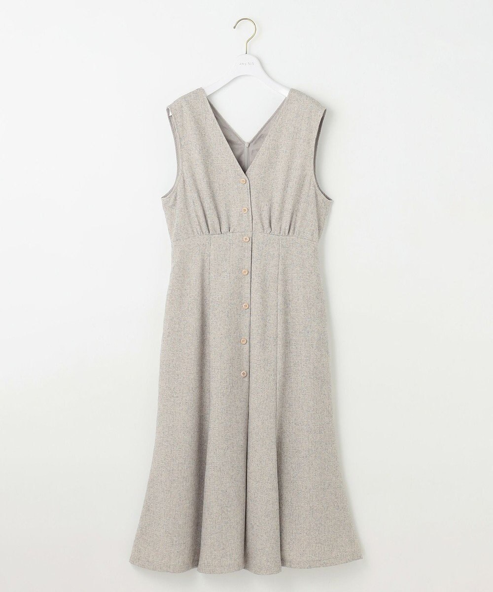 ANY SIS 【洗える】ツイーディマーメイド ジャンパースカート 