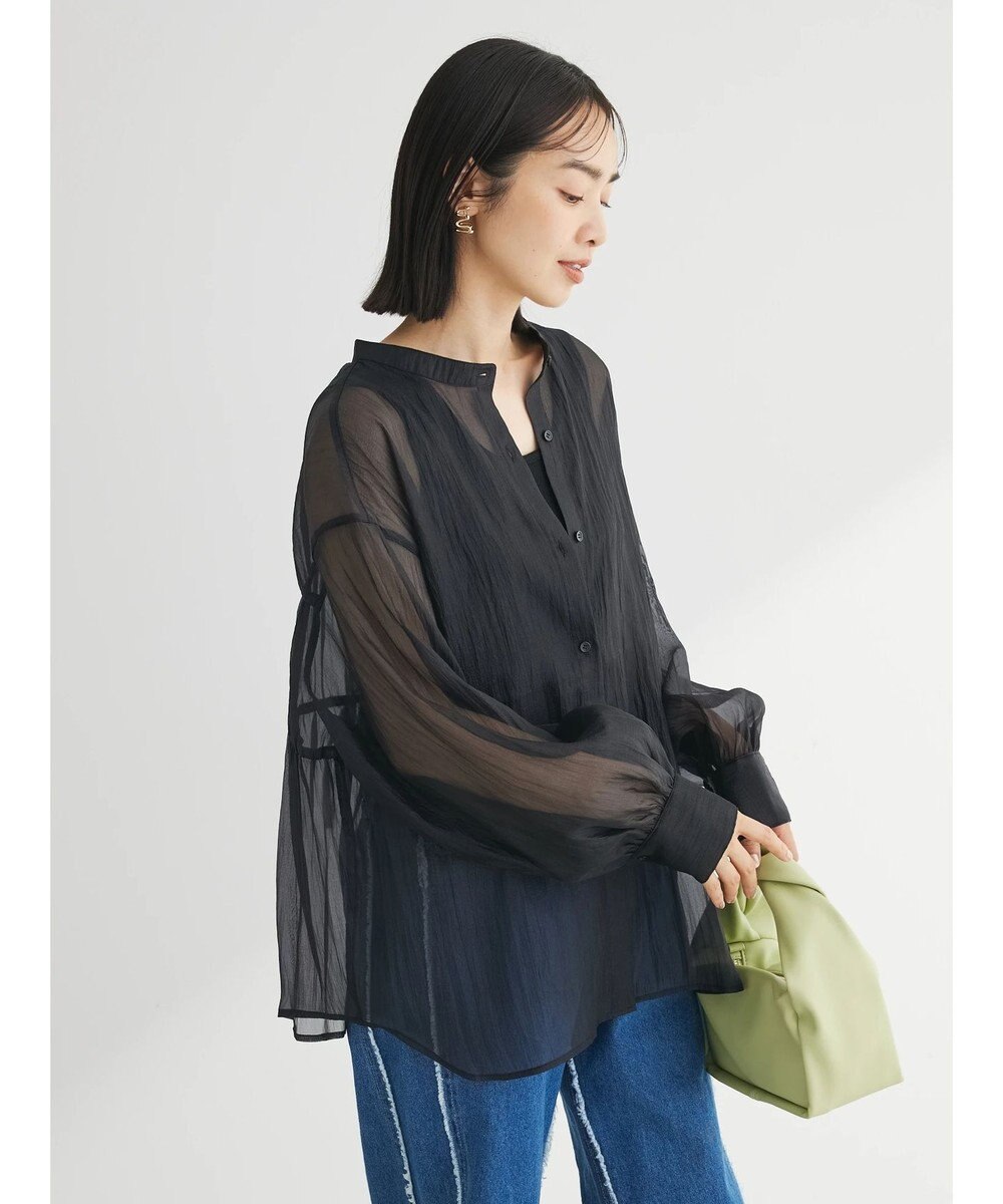 Green Parks ・ＥＬＥＮＣＡＲＥ　ＤＵＥ　シアーバックリボンチュニック 