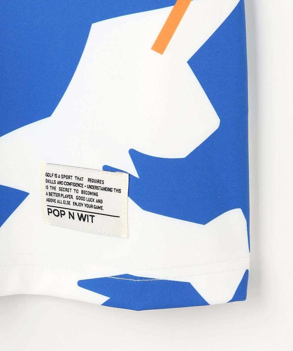 PW CIRCULUS 【WOMEN】ＤＯＶＥ柄モックネック ゴルフウェア レディース 