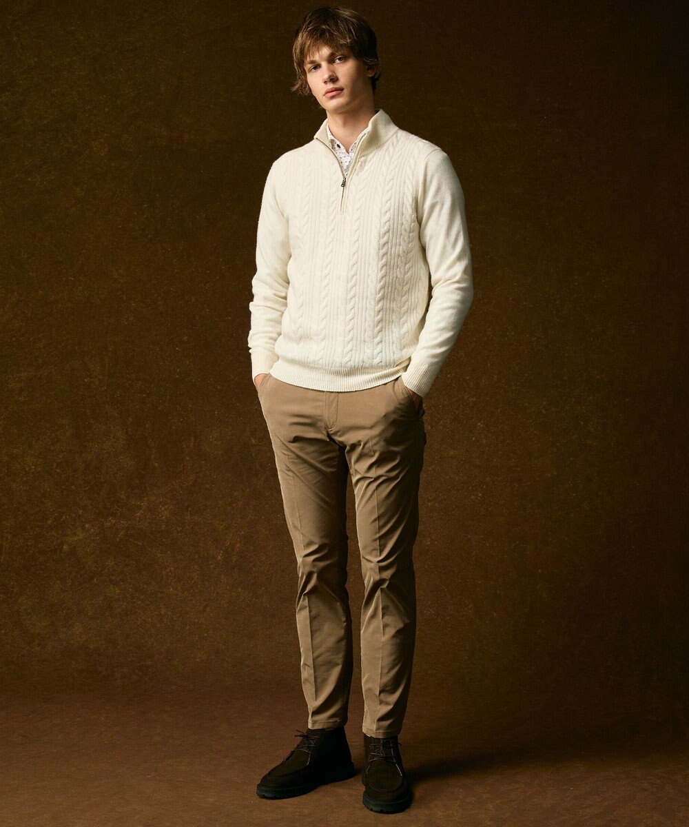 JOSEPH ABBOUD 【ストレッチ/パウダータッチ/撥水/JAPANファブリック】アーティローザストレッチ パンツ 