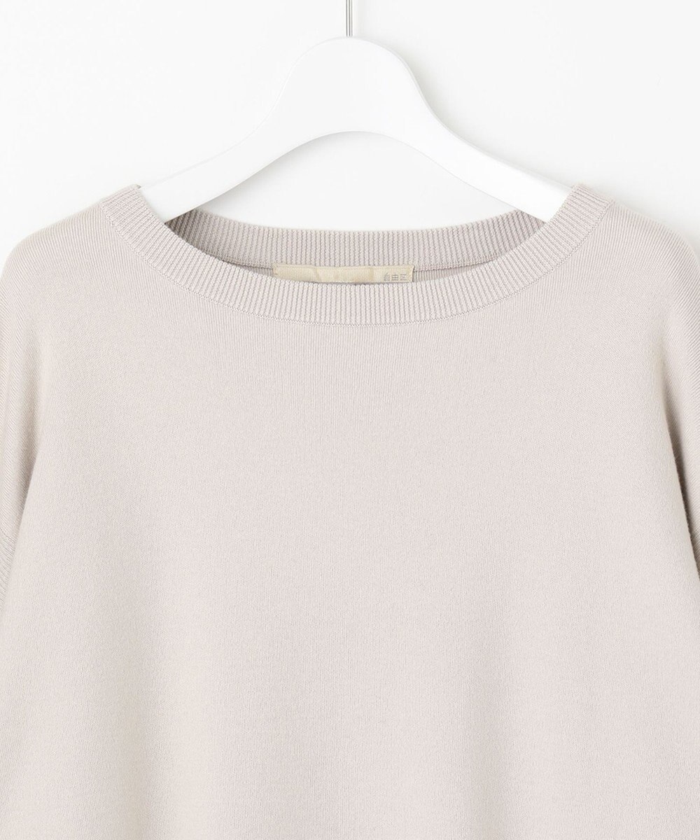 自由区 【Sサイズ有】コットンカシミヤ ニットトレーナー 